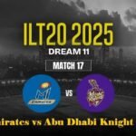 MI Emirates vs Abu Dhabi Knight Riders Today Toss Prediction Fantasy Khiladi